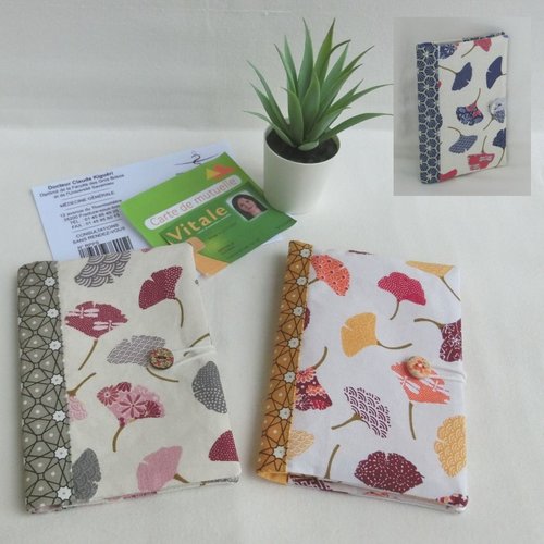 Pochette médicale, étui carte vitale, carte mutuelle et ordonnances, étui de protection papier médecin / pharmacie, fête grands mères