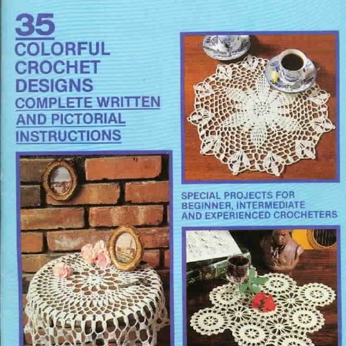 Grande magazine vintage crochet fantasy en format pdf,modèles napperons au crochet .patterns,tutoriels en anglais