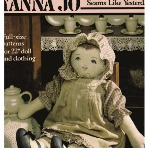 Petite vintage ans 90,livre -patron en pdf  pour modèle poupée textile,poupée chiffon .patron,pattern, tutoriels en anglais format pdf