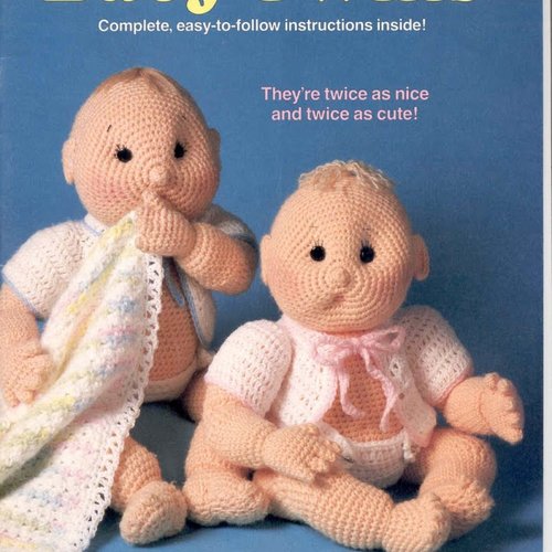 Offre spéciale.magazine pdf.amigurumi.modele poupée bébé avec ses vêtements au crochet. tutoriels,pattern anglais format pdf