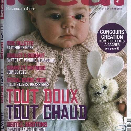 Vintage.magazine idéal français en format pdf .modèles en tricot pour bébé.patrons, tutoriels en français.