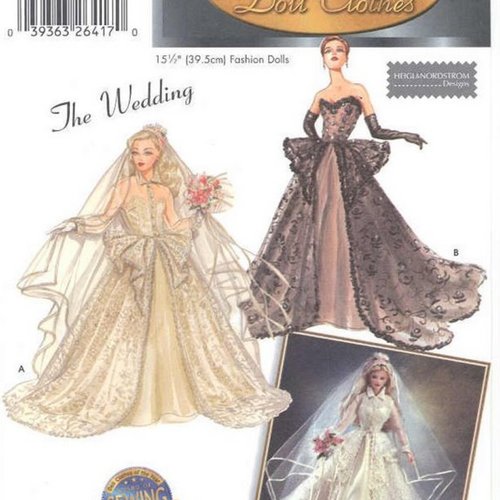 Magazine simplicity vintage.,modèles vêtements barbie de couture-coupe.pattern anglais,patron français,format pd