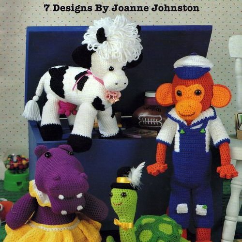 Magazine vintage,modèles animaux au crochet.patterns, tutoriels anglais,pdf anglais