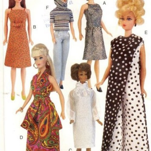 Magazine vogue craft vintage en format pdf modèles vêtements barbie,  patron de couture-coupe,tutoriels français,anglais,pdf anglais