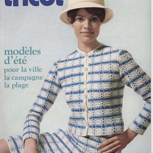 Vintage ans70. grande magazine « votre magazine tricot « en format pdf.