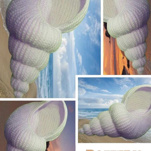 Amigurumis. modèle coquillage au crochet,format pdf