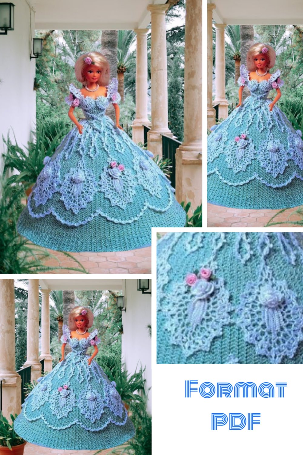 Robe de princesse pour poupée - Pop Couture