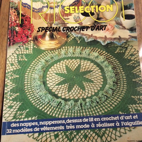 Vintage. vintage ans 90.grande magazine catalogue en papier 4x1.tricot sélection. crochet d’art. au crochet