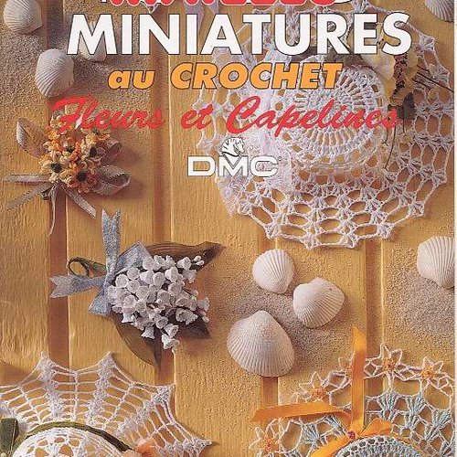 Pdf. magazine 1000 mailles en format pdf. modele fleurs et chapeaux dentelle au crochet