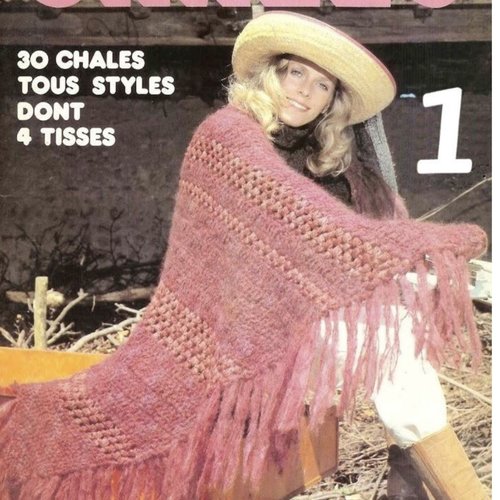 Pdf.grande magazine 1000 mailles en format pdf.modèles châles au crochet et tricot,tutoriel en français format pdf