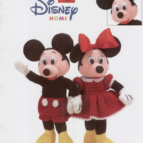 Pdf.amigurumi magazine disney format pdf, 2modèles au crochet patterns avec tutoriel  anglais + légende symbole anglaise française