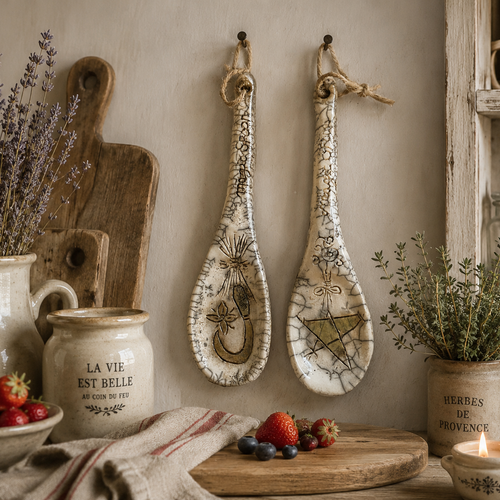 Cuillères en raku