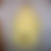 Torchon en coton nid d'abeille jaune  brodé pastèque biais maison accroche anneau fait main