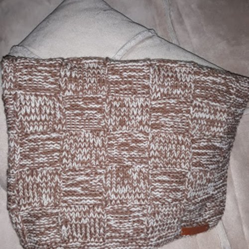 Couverture bébé douce et moelleuse tricotée main avec laine spéciale bb fait main