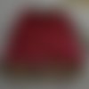 Sac à vrac filet et coton oeko-tex 34 x 29 plus souflet de 9 cm, étiquette et cordon de serrage fait main made in france