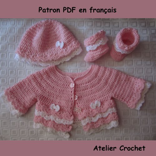 Patron layette 3 : dentelle