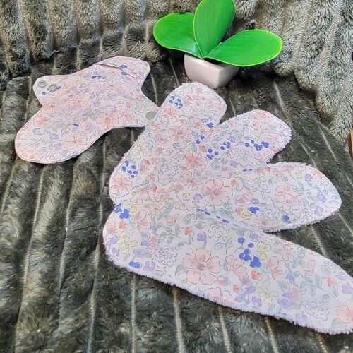 Lot de 5 protections féminines modulables