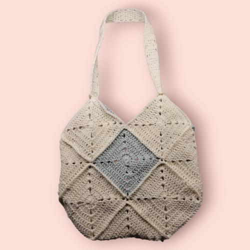 Sac crochet romantique