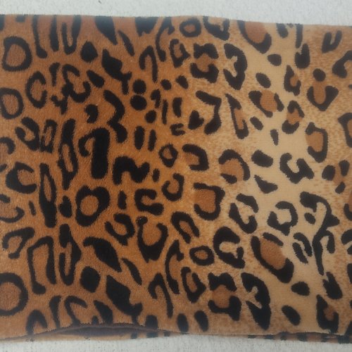 Tour de cou adulte léopard marron