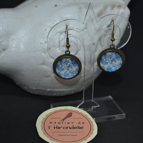 Boucles d'oreilles cabochon