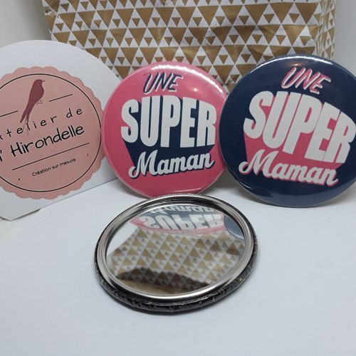 Miroir de poche - une super maman