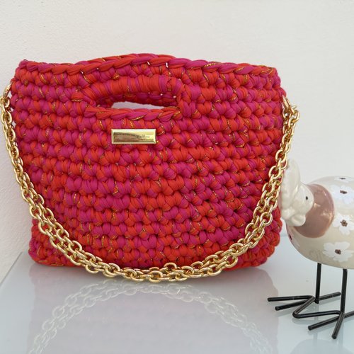 Sac au crochet fait main