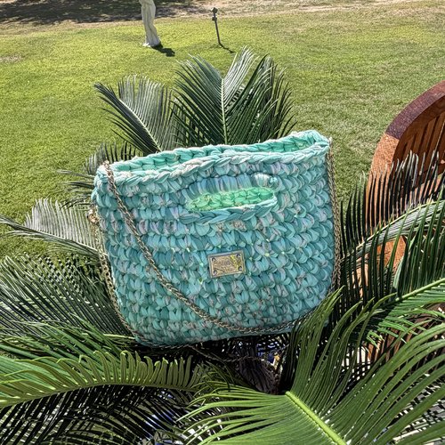 Sac au crochet modèle lagon