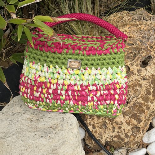 Sac primavera – création artisanale au crochet