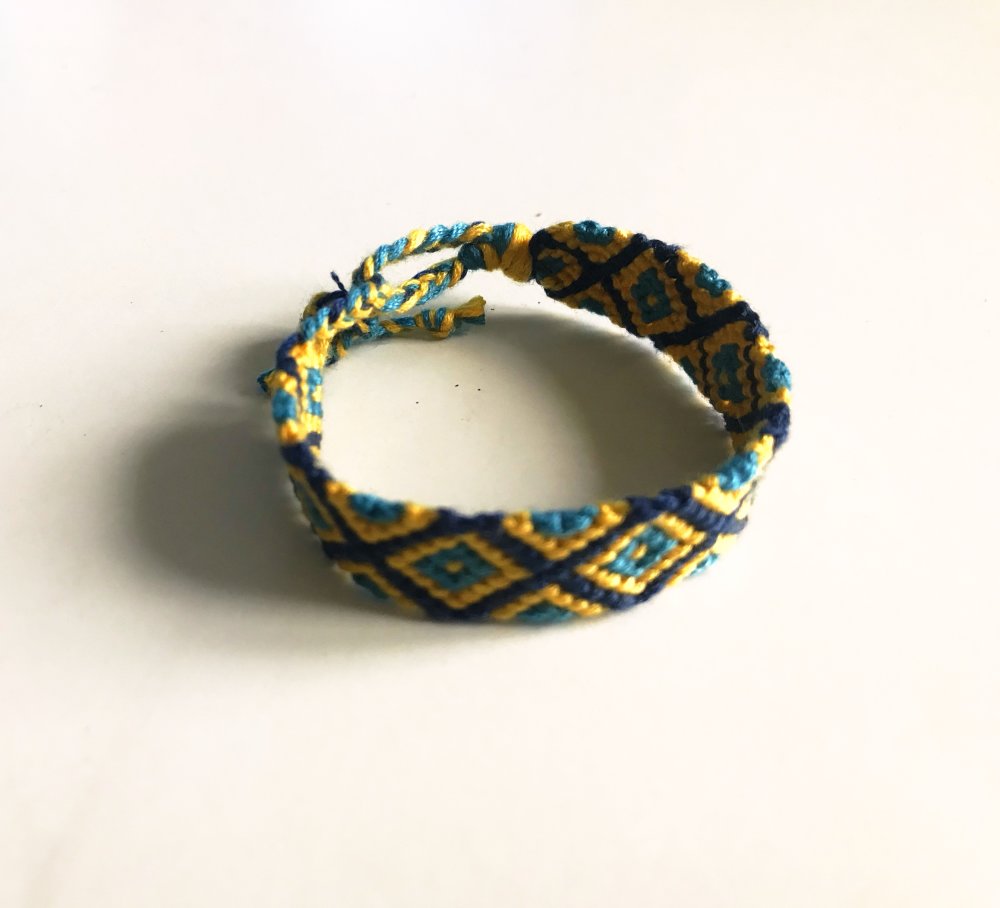 Bracelet brésilien motif tresse - L'atelier Steredenn*