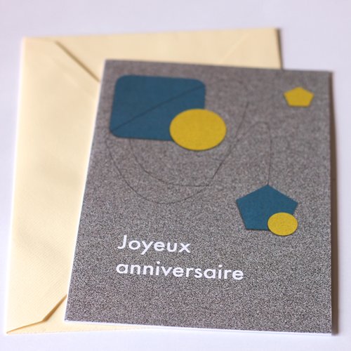 Carte Anniversaire Grand Format Creation Originale Un Grand Marche