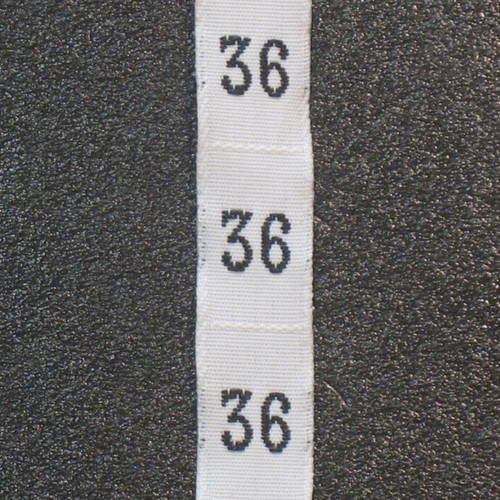 Healifty 500 Pcs Étiquettes de Taille de Vêtement Coudre dans des Étiquettes de Taille Noir XS S M L XL Chacun pour 100 Pcs Polyester pour Vêtements Bricolage Fabrication Artisanale 