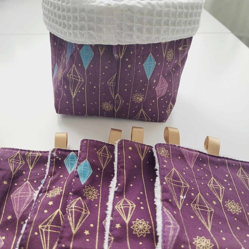 Panier et lingettes noël