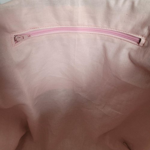 Sac cabas en velours cotelé