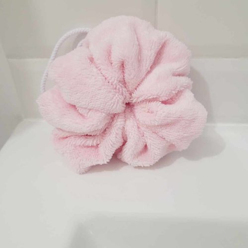 Fleurs de douche éponge bambou