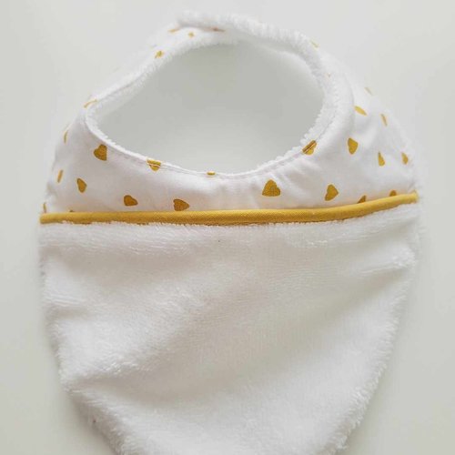 Bavoir bandana coeur