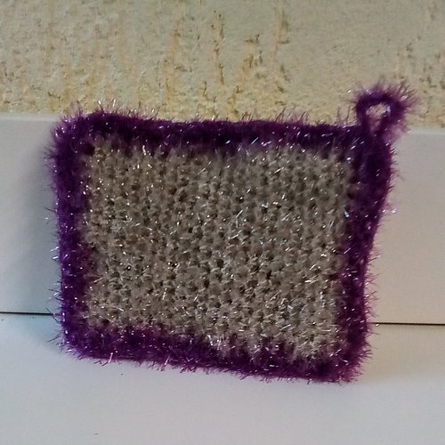 Éponge tawashi exfoliante pour la douche ou la vaisselle sac à savon, zéro déchet