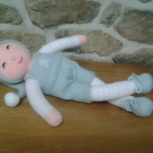 doudou lutin  Knitted doll patterns, Knitting patterns toys