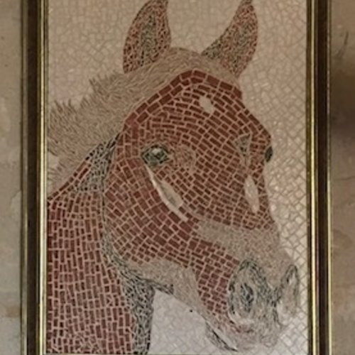 Cheval mosaïque