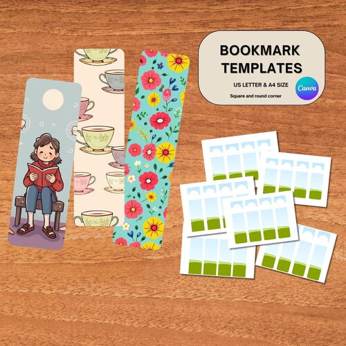 Marque page canva
