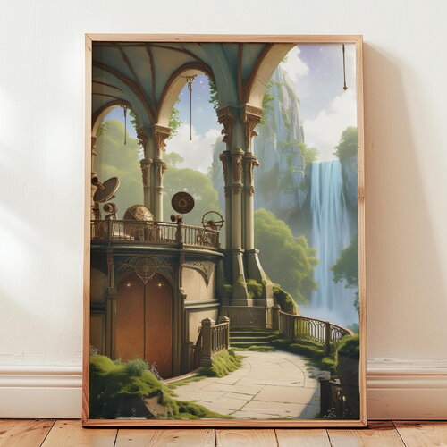 Poster illustration elfique