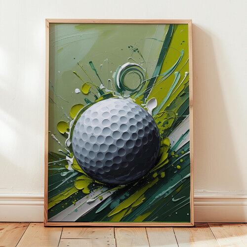 Poster balle de golf