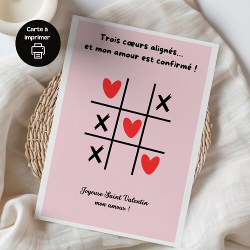 Carte de saint-valentin