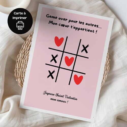 Carte saint-valentin