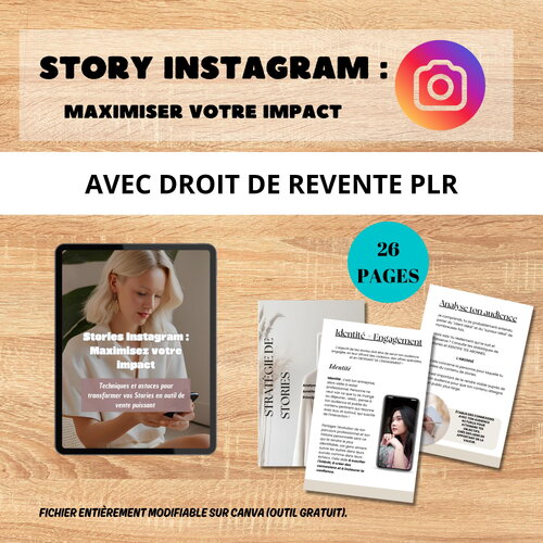 Ebook à revendre : marketing efficace sur instagram