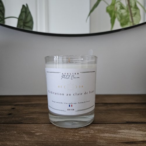 Bougie méditation au clair de lune 150 gr