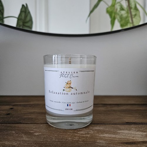 Bougie relaxation automnale 150 gr