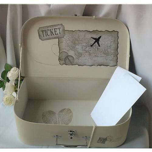 Urne Valise Tirelire Voyage | Thème Voyage