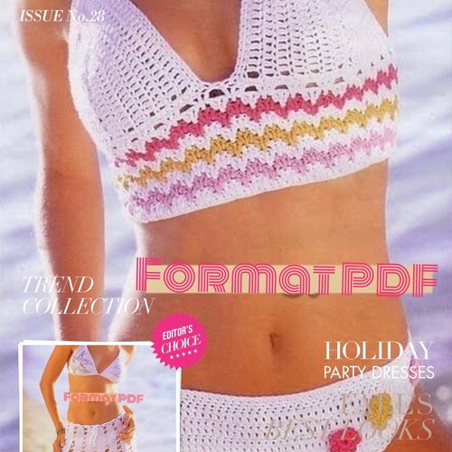 Vintage ans 80.modèle chic ensemble jupette et maillot 2 pièces, coton blanc  au crochet pour femme,fille.