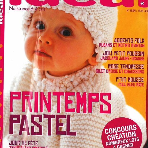 Magazine  « idéal » français en format pdf .48 modèles en photo,patrons, tutoriels en français.
