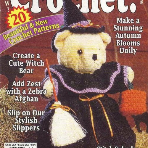 Magazine hooked on crochet ! vintage en pdf. modèles au crochet .patterns, tutoriels anglais  + légende symbole anglaise française